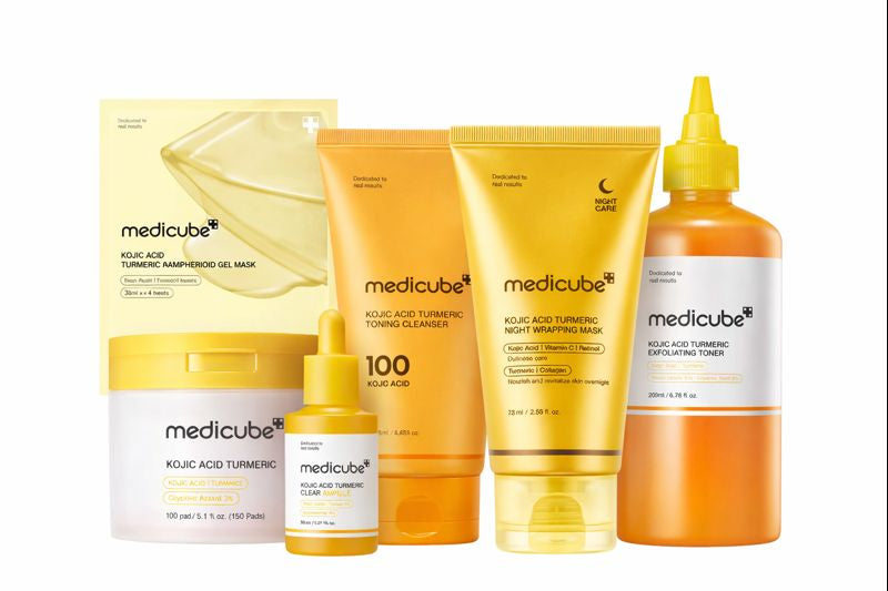 Medicube Kojic Acid Turmeric Skin care collection - Lahab Beauty | لهب بيوتي