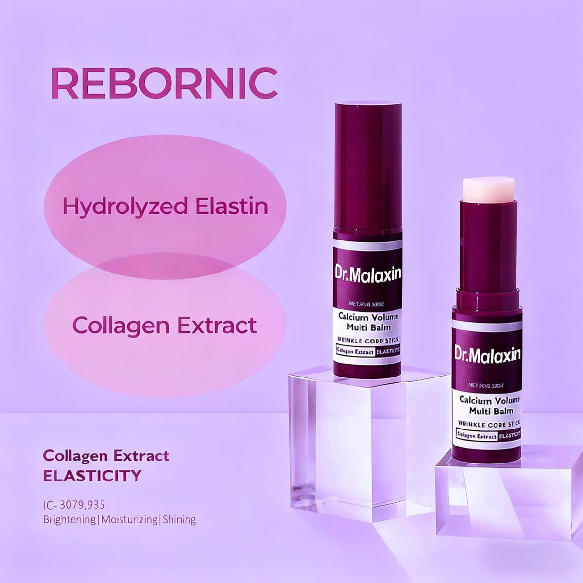Dr. Melaxin Calcium Volume Multi Balm Stick (2pcs) - Lahab Beauty | لهب بيوتي