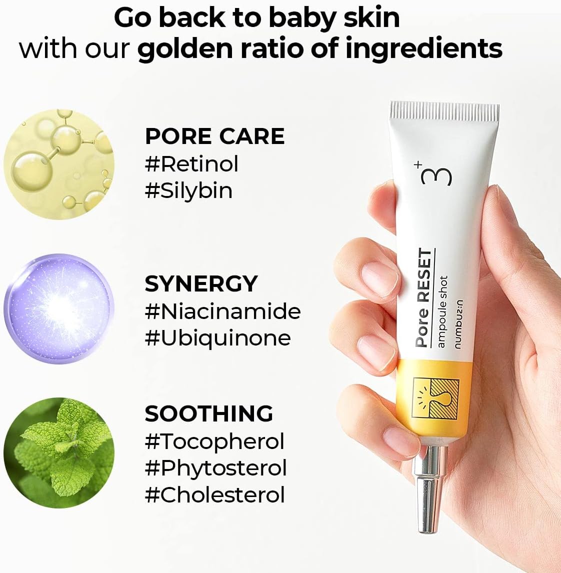 Numbuzin No.3 Pore Reset Ampoule Shot – 0.25 fl oz - Lahab Beauty | لهب بيوتي