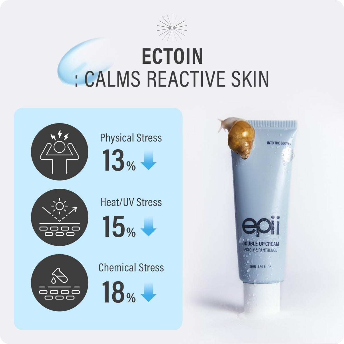 epii Double Up Cream Ectoin & Panthenol 50ml - Lahab Beauty | لهب بيوتي