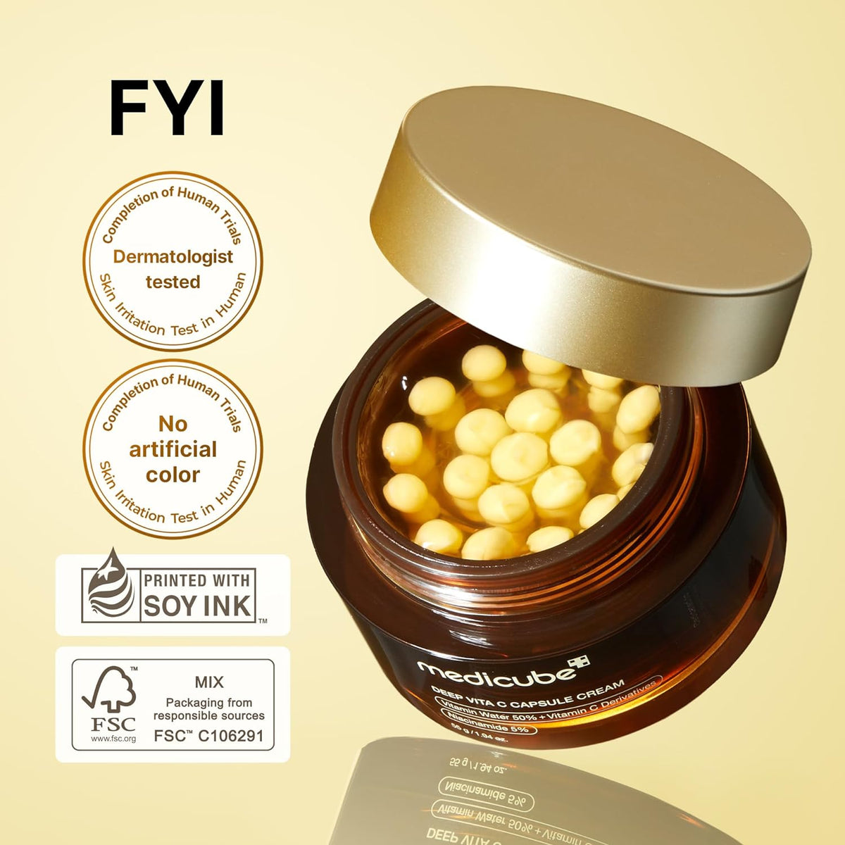 Medicube Deep Vita C Capsule Serum & Cream Duo - Lahab Beauty | لهب بيوتي
