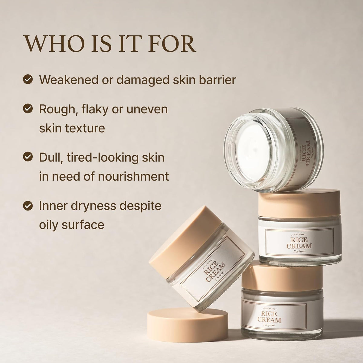 I'm from Rice Cream 1.76 Ounce - Lahab Beauty | لهب بيوتي