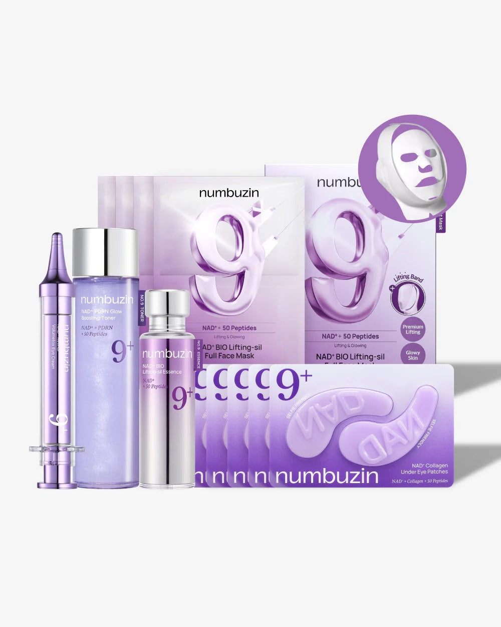 numbuzin No.9 NAD+ Bio Lifting & Glow Full Care Set - Lahab Beauty | لهب بيوتي