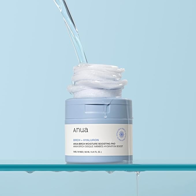 Anua Birch Moisture Boosting Toner Pads – Hydrating & Soothing (160ml) - Lahab Beauty | لهب بيوتي