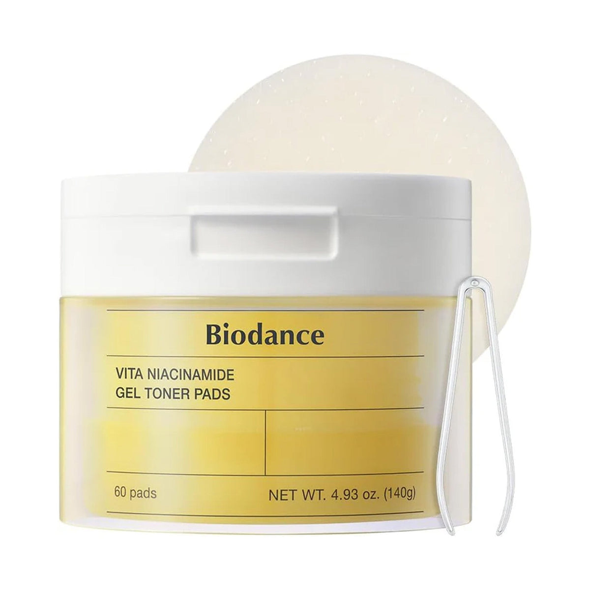 [Biodance] Vita Niacinamide Gel Toner Pads (60 pads) - Lahab Beauty | لهب بيوتي