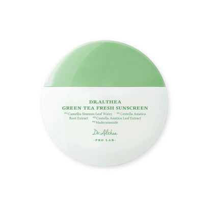Dr.Althea Green Tea Fresh + Aqua Glowing Sunscreen Set - Lahab Beauty | لهب بيوتي