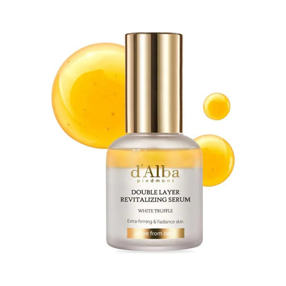 d’Alba White Truffle Revitalizing Vegan Double Serum (30ml) - Lahab Beauty | لهب بيوتي