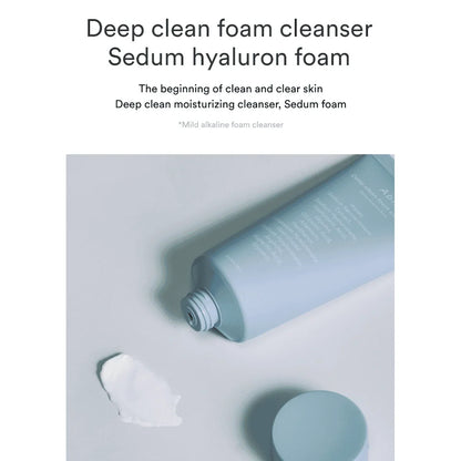ABIB Deep Clean Foam Cleanser Sedum Hyaluron Foam (150ml) - Lahab Beauty | لهب بيوتي