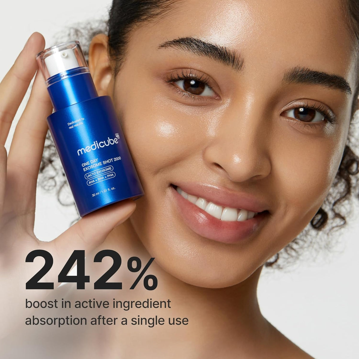 MEDICUBE One Day Exosome Shot Pore Serum 2000 – 30ml - Lahab Beauty | لهب بيوتي