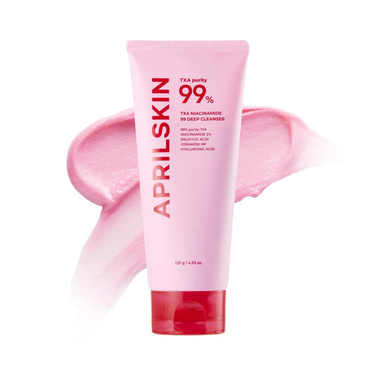 [APRILSKIN] TXA Niacinamide 99 Dark Spot Bubble Gum Cleanser - Lahab Beauty | لهب بيوتي