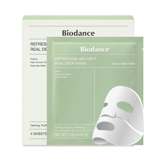 [BIODANCE] Green Bio-Collagen Real Deep Mask – Intense Firming &; Deep Hydration Treatment 🌟🧖♀️ | 4ea/ 8ea/ 12ea/ 16ea (Copy) - Lahab Beauty | لهب بيوتي