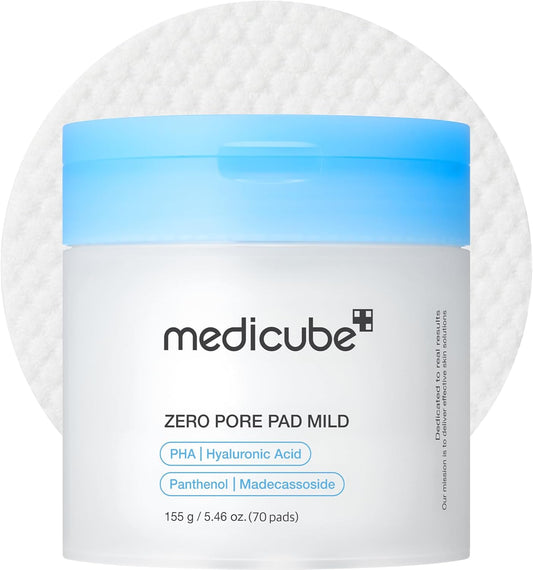 MEDICUBE Zero Pore Pad Mild- 70 pads - Lahab Beauty | لهب بيوتي
