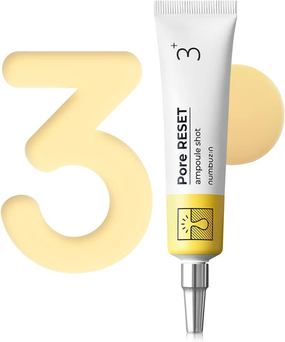 Numbuzin No.3 Pore Reset Ampoule Shot – 0.25 fl oz - Lahab Beauty | لهب بيوتي