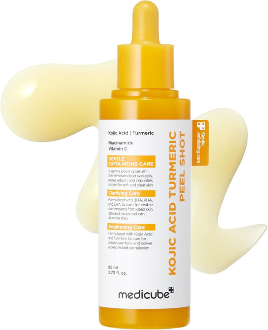 Medicube Kojic Acid Turmeric Peel Shot 80ml - Lahab Beauty | لهب بيوتي
