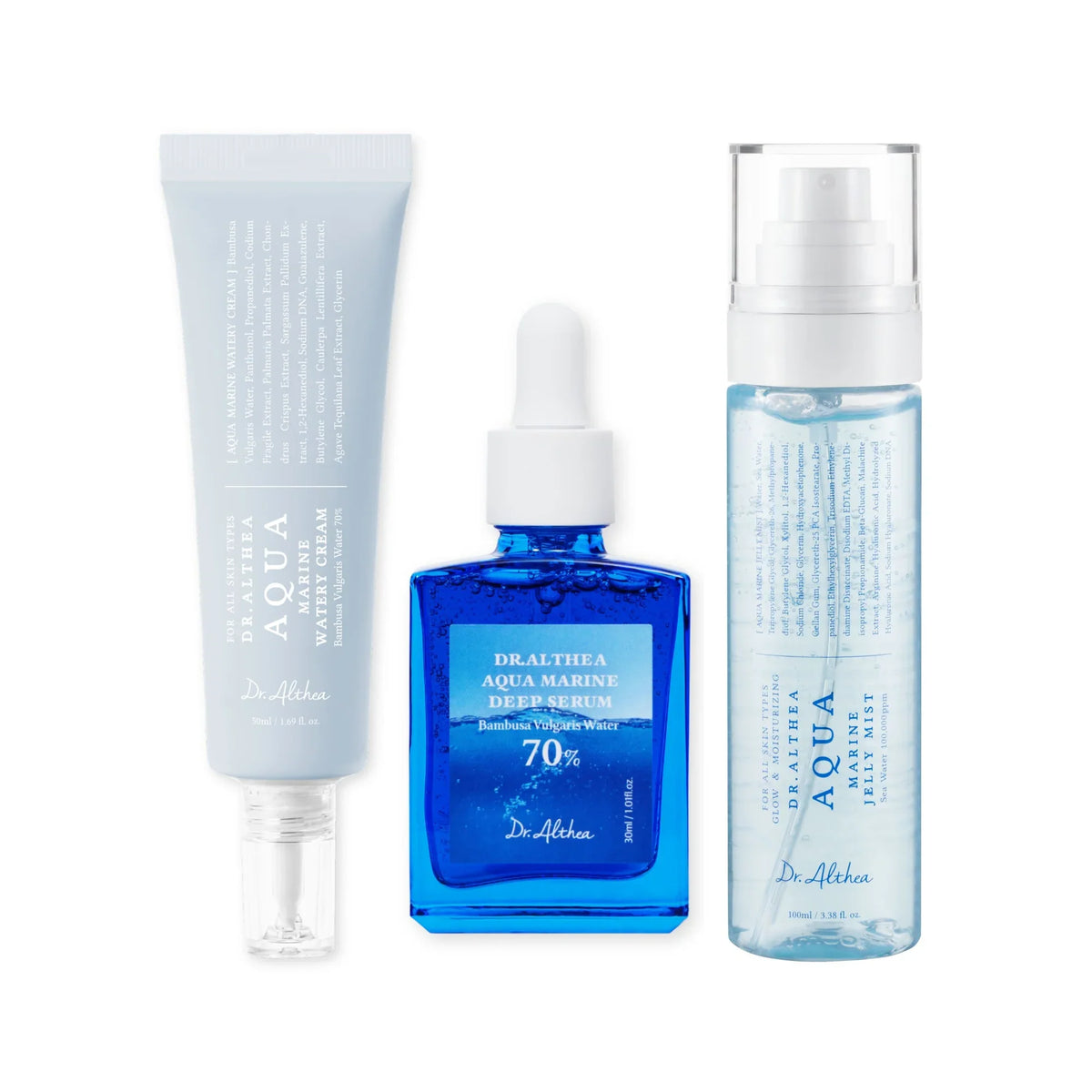 Dr.Althea Aqua Marine Hydration Trio - Lahab Beauty | لهب بيوتي