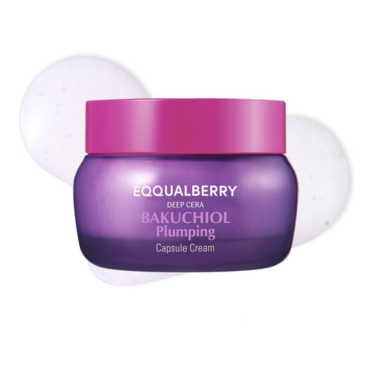 EQQUALBERRY Bakuchiol Plumping Capsule Cream - 50ml - Lahab Beauty | لهب بيوتي
