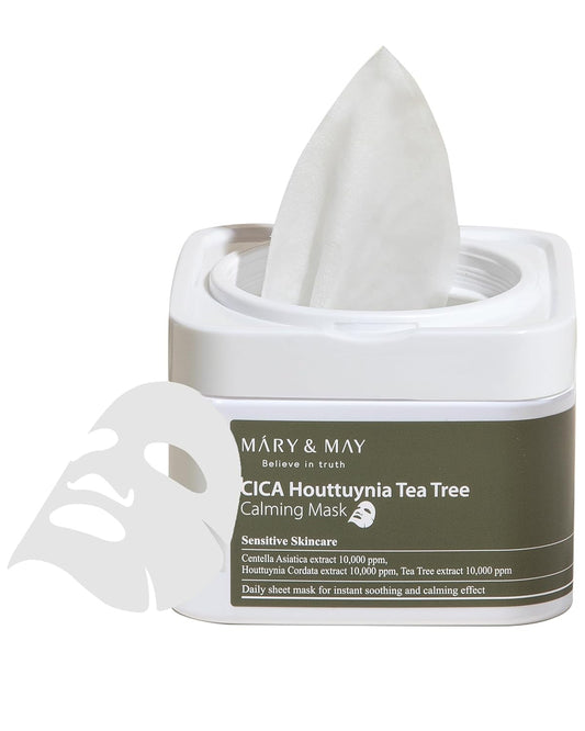 Mary&May CICA Houttuynia Tea Tree Calming Mask - Lahab Beauty | لهب بيوتي