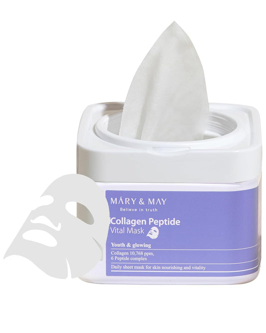 Mary&May Collagen Peptide Vital Mask - Lahab Beauty | لهب بيوتي