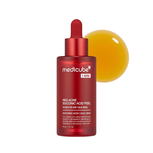 Medicube Red Acne Succinic Acid Peel - 40g - Lahab Beauty | لهب بيوتي
