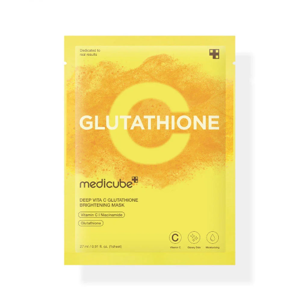 MEDICUBE – Deep Vita C Glutathione Brightening Mask | 27ml - Lahab Beauty | لهب بيوتي