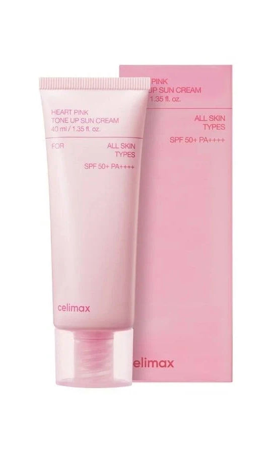 [Celimax]  Heart Pink Tone Up Sun Cream SPF50+ PA++++ (40ml) - Lahab Beauty | لهب بيوتي