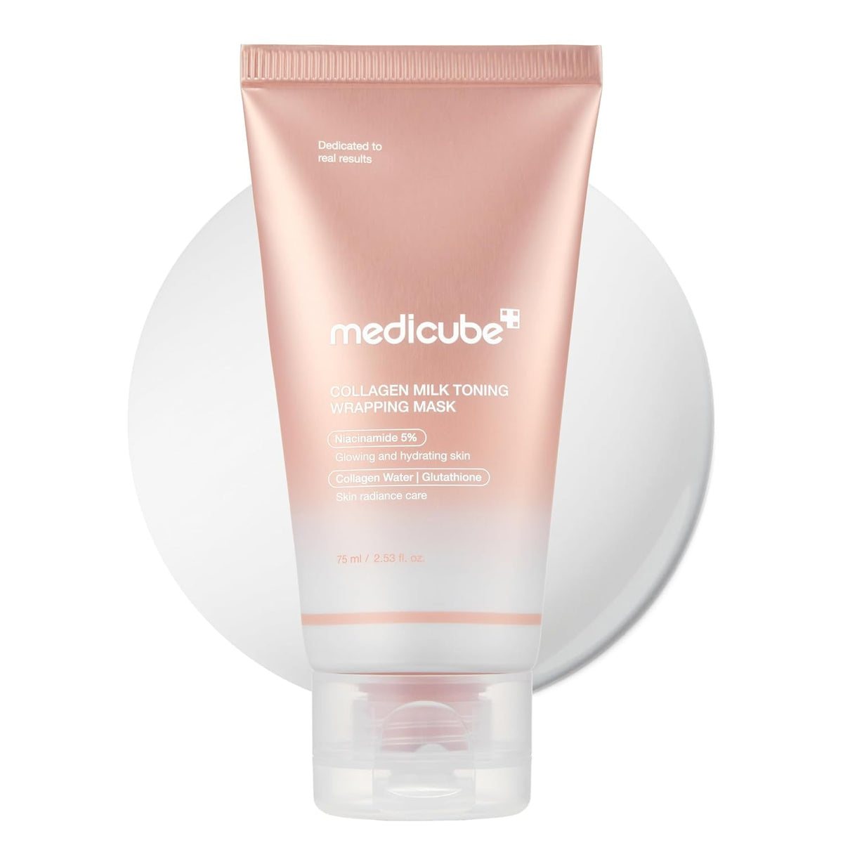Medicube Wrapping Mask Collagen Glazed Milky Glow Daytime Peel Off Mask - Lahab Beauty | لهب بيوتي