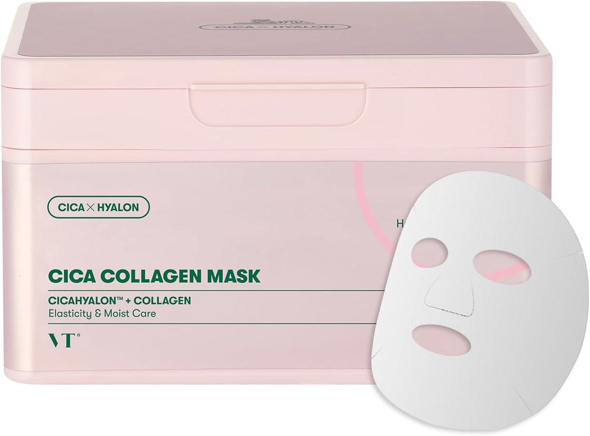 [VT COSMETICS] Cica Collagen Mask - 30pcs - Lahab Beauty | لهب بيوتي