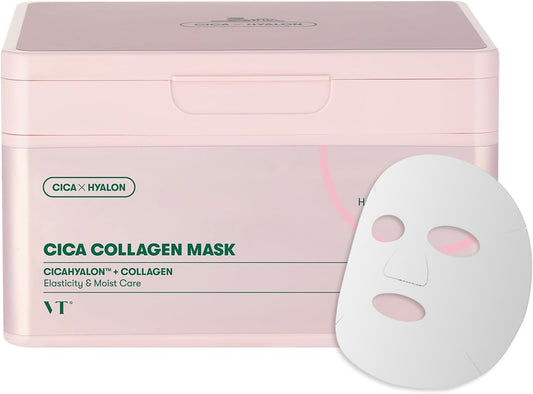[VT COSMETICS] Cica Collagen Mask - 30pcs - Lahab Beauty | لهب بيوتي