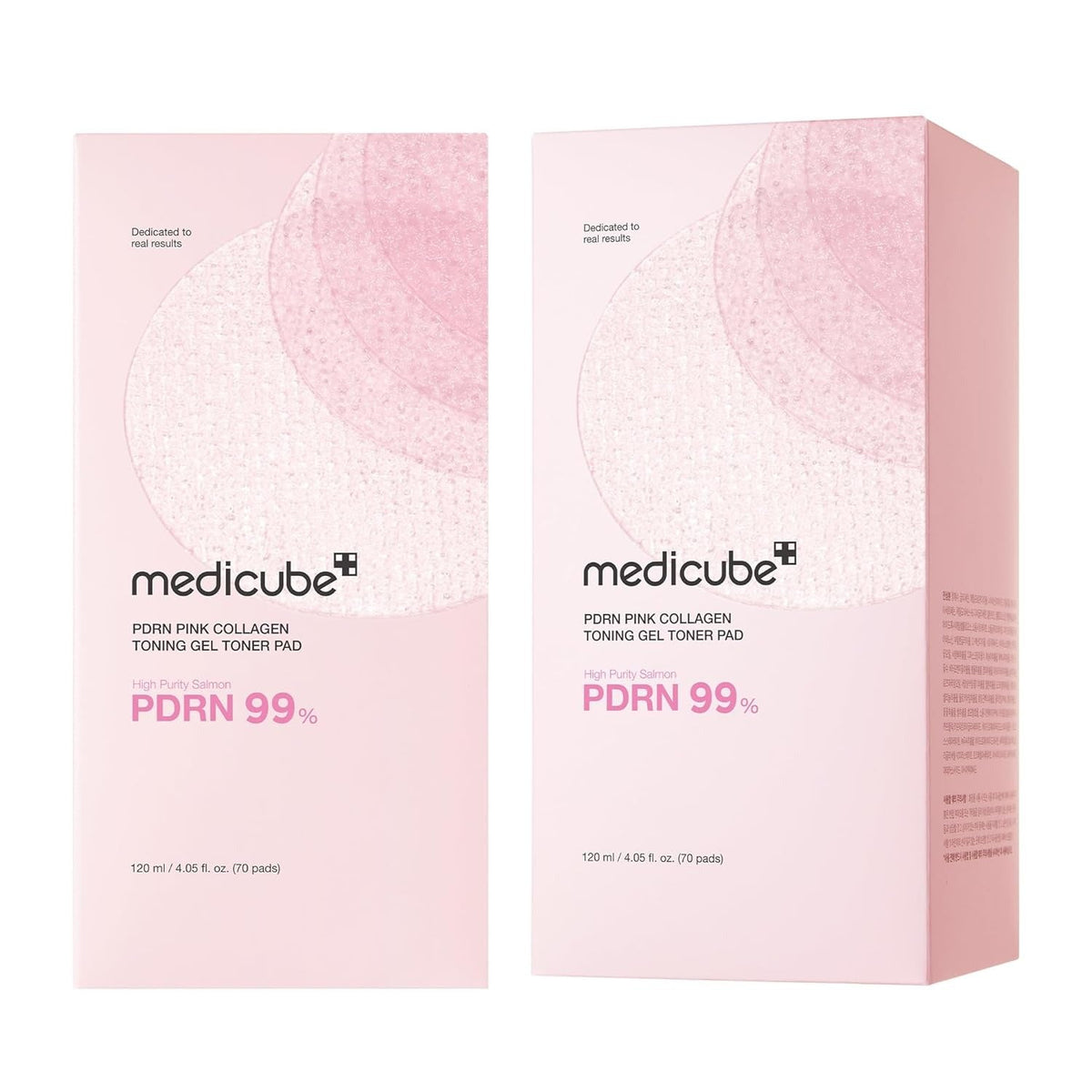 Medicube PDRN Pink Collagen Toning Gel Toner Pad - 70 pads - Lahab Beauty | لهب بيوتي