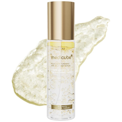 Medicube Turmeric Vitamin Gold Jelly Mist Serum - 100ml - Lahab Beauty | لهب بيوتي