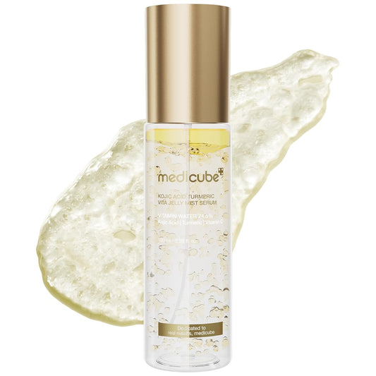 Medicube Turmeric Vitamin Gold Jelly Mist Serum - 100ml - Lahab Beauty | لهب بيوتي