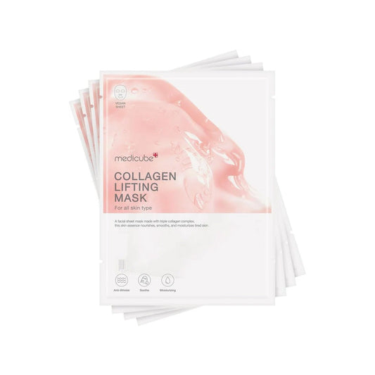[Medicube] Stock Collagen Lifting Mask – Instant Firming & Glass Skin Boost 🧖♀️✨ | 1 Sheet - Lahab Beauty | لهب بيوتي