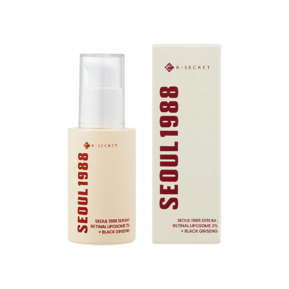 [KSECRET] SEOUL 1988 Serum : Retinal Liposome 2% + Black Ginseng - Lahab Beauty | لهب بيوتي