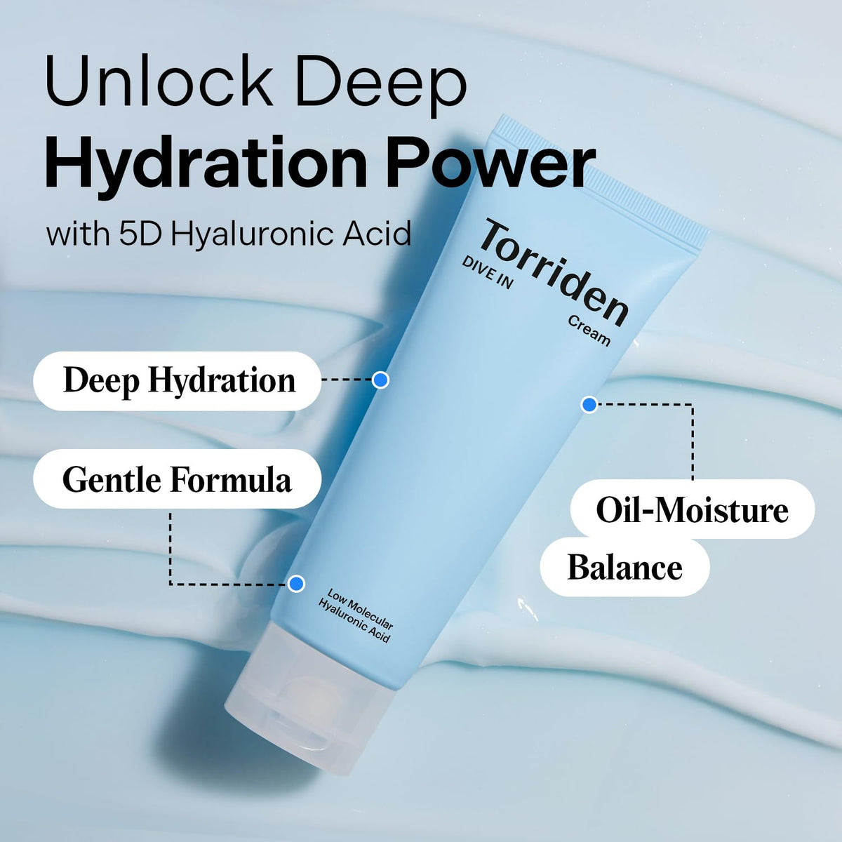 Torriden DIVE IN Cream 80ml - Lahab Beauty | لهب بيوتي