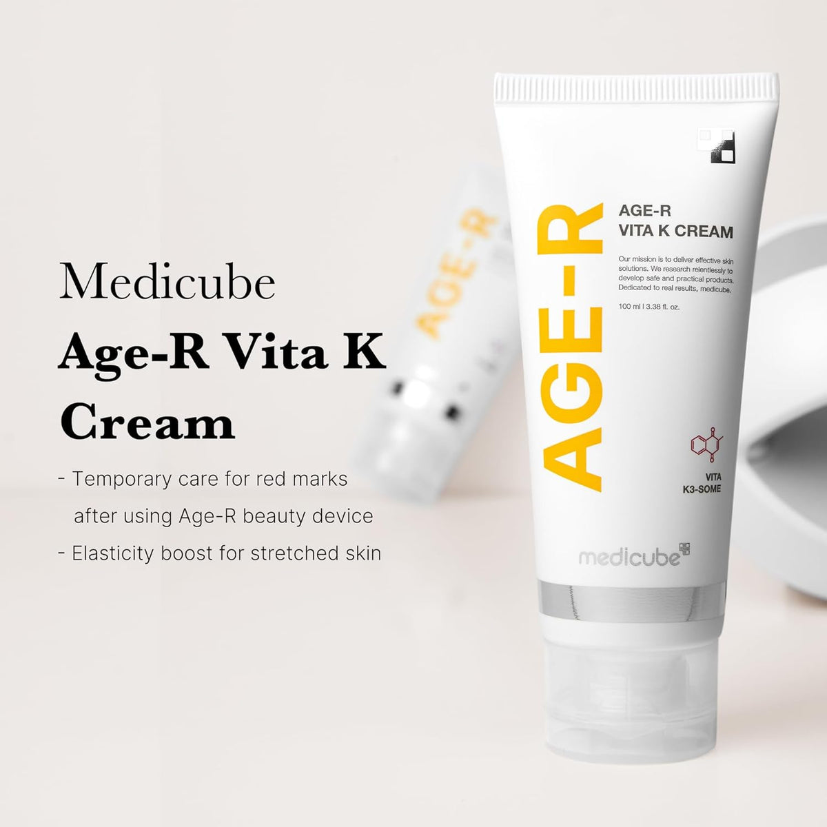 Medicube Age-R VITA K Cream for Skin Care Devices - 100ml - Lahab Beauty | لهب بيوتي
