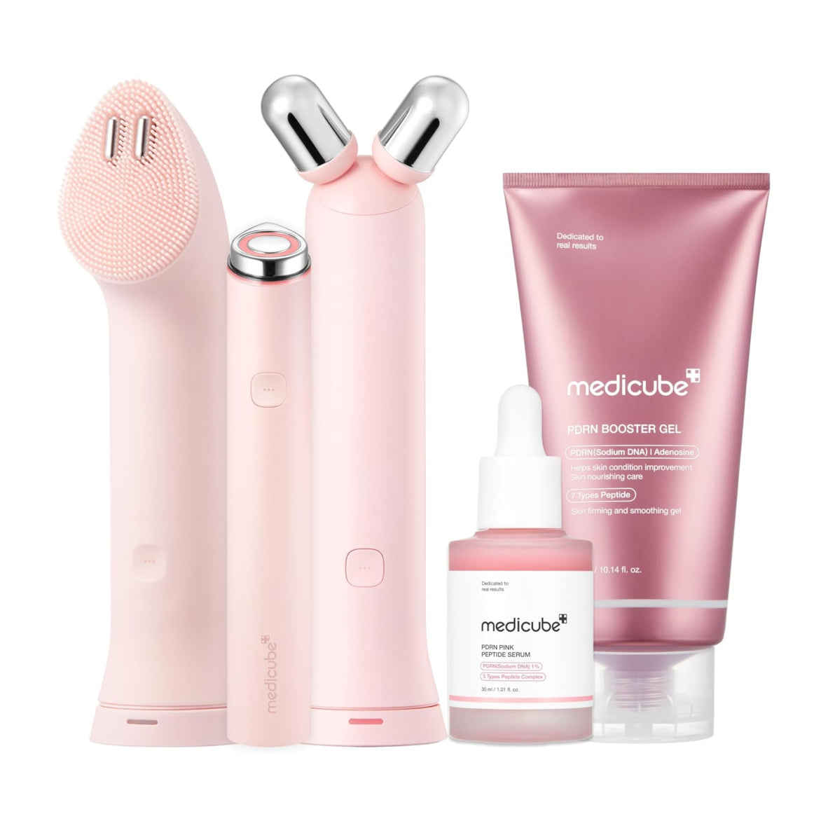MEDICUBE All-in-One Skin Booster Device & Skincare Set - Pink - Lahab Beauty | لهب بيوتي