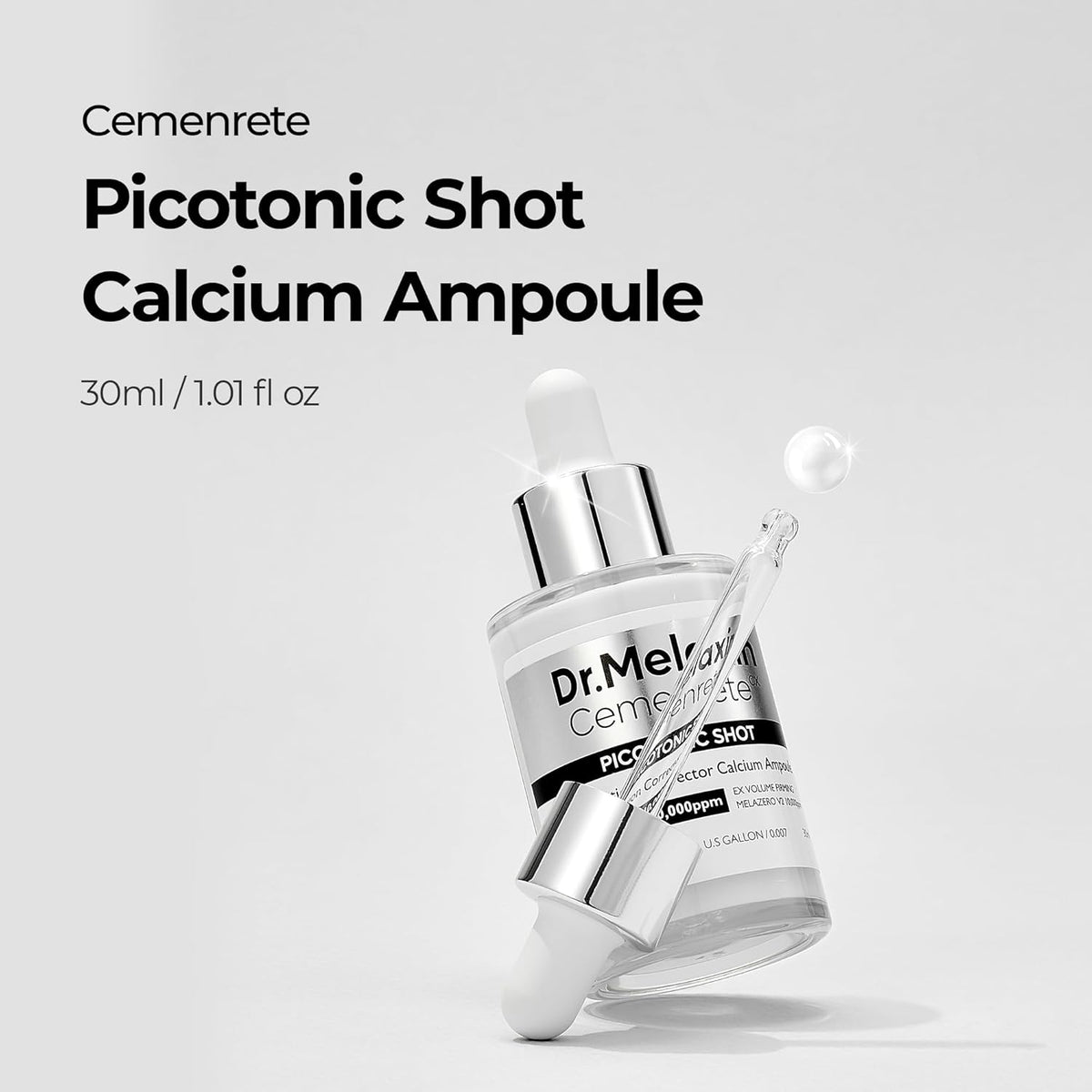 Dr.Melaxin Cemenrete Picotonic Shot Calcium Serum - 30ml - Lahab Beauty | لهب بيوتي