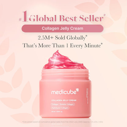 Medicube Jelly Cream Duo: Hyaluronic Acid and Collagen Jelly Cream - 50ml - Lahab Beauty | لهب بيوتي