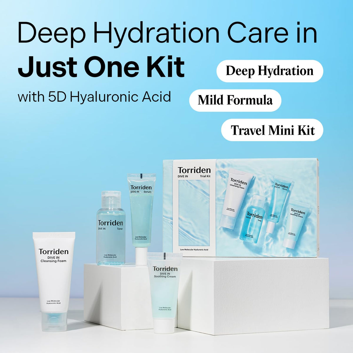 Torriden DIVE IN Trial Kit - Lahab Beauty | لهب بيوتي