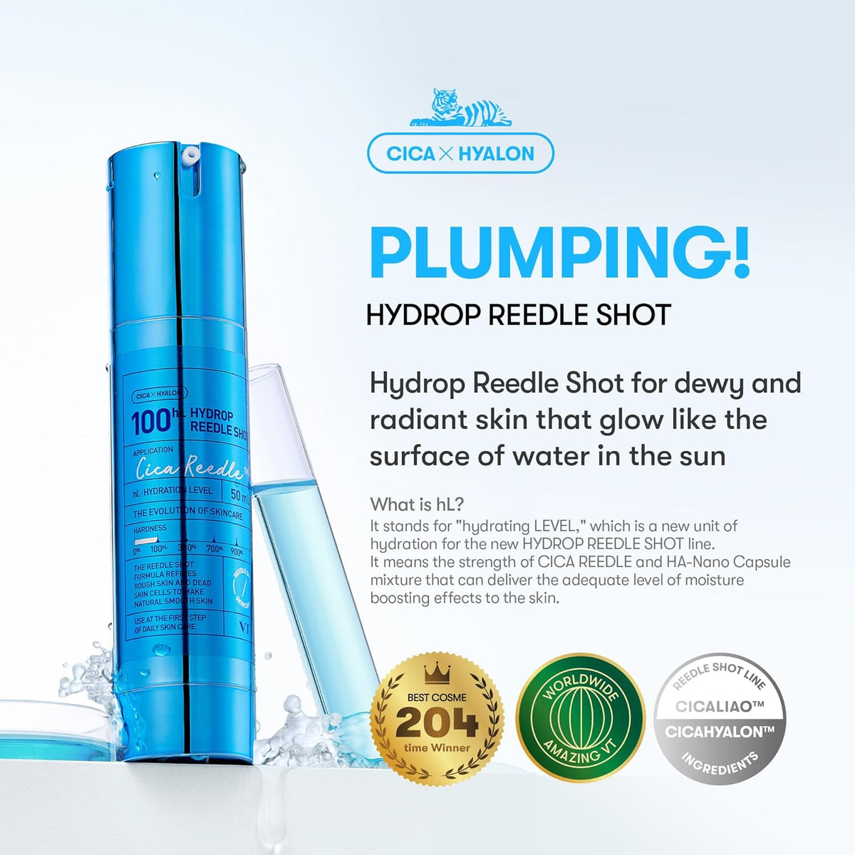 [VT COSMETICS] Hydrop Reedle Shot 100hL – 50 ml - Lahab Beauty | لهب بيوتي