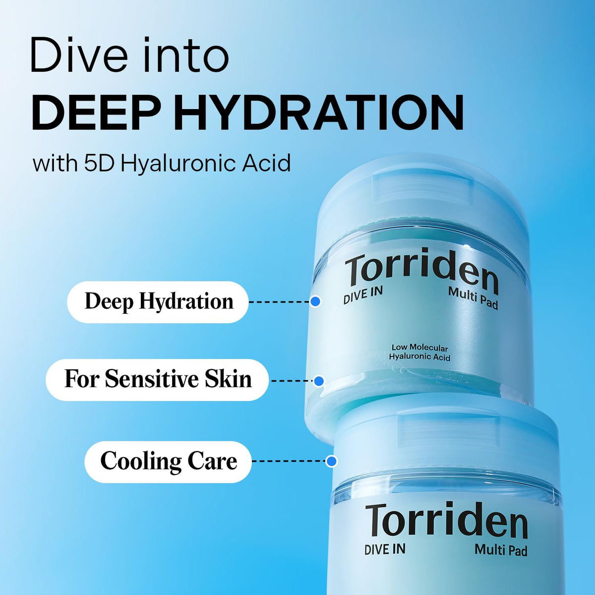 Torriden DIVE IN Multi Pad (80 pads) - Lahab Beauty | لهب بيوتي