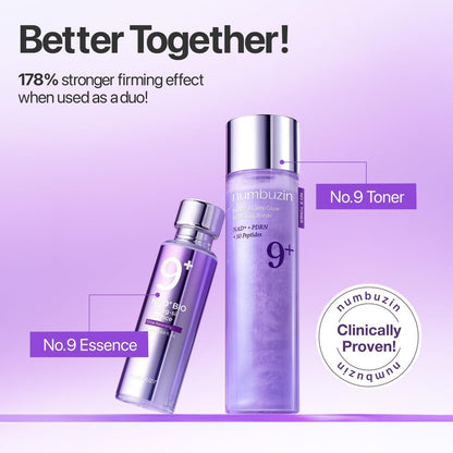 Numbuzin No.9 NAD+ PDRN Glow Boosting Toner – Revive & Illuminate - 150 ml - Lahab Beauty | لهب بيوتي