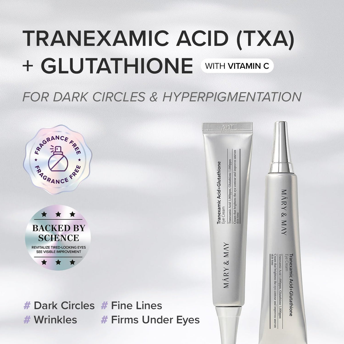 Mary&May Tranexamic Acid (TXA)+Glutathione Eye Cream - 30ml - Lahab Beauty | لهب بيوتي