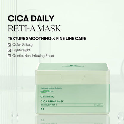 [VT COSMETICS] CICA RETI-A MASK / VT CICA RETI-A MASK - Lahab Beauty | لهب بيوتي