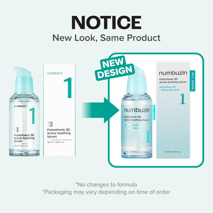 numbuzin No.1 Serum | Pantothenic B5 Active Soothing Serum - Lahab Beauty | لهب بيوتي