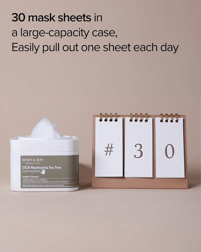 Mary&May CICA Houttuynia Tea Tree Calming Mask - Lahab Beauty | لهب بيوتي