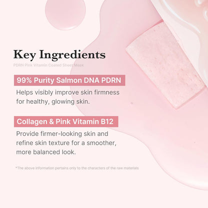 Medicube Salmon DNA PDRN Pink Vita Coating Sheet Mask - Lahab Beauty | لهب بيوتي
