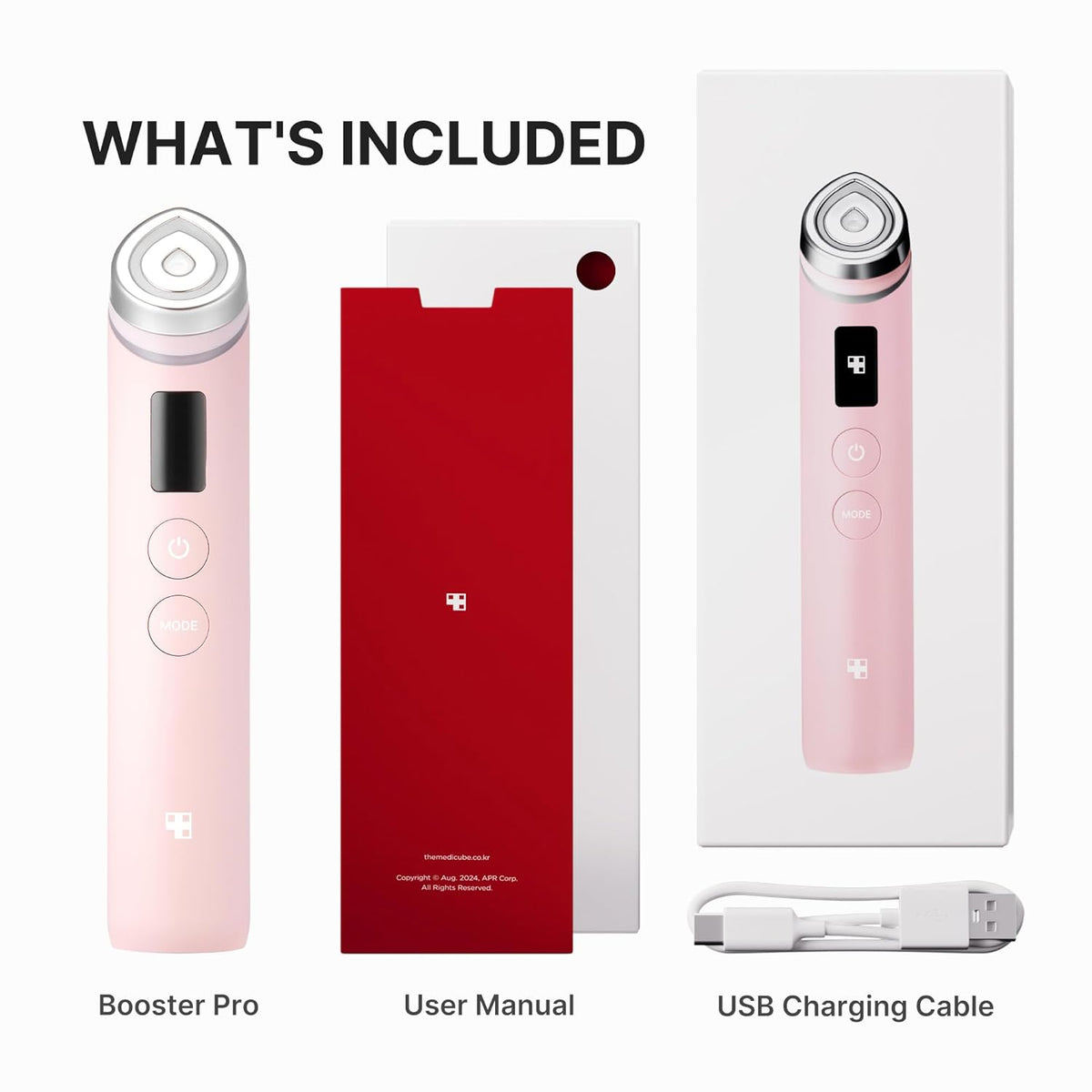 Medicube AGE-R Booster Pro Pink X2 Spotless Radiance Set - Lahab Beauty | لهب بيوتي