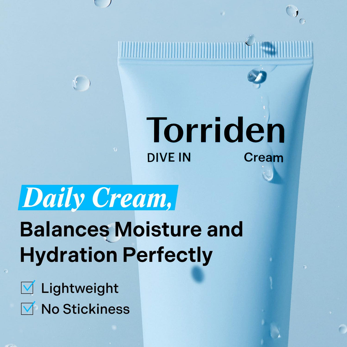 Torriden DIVE IN Cream 80ml - Lahab Beauty | لهب بيوتي
