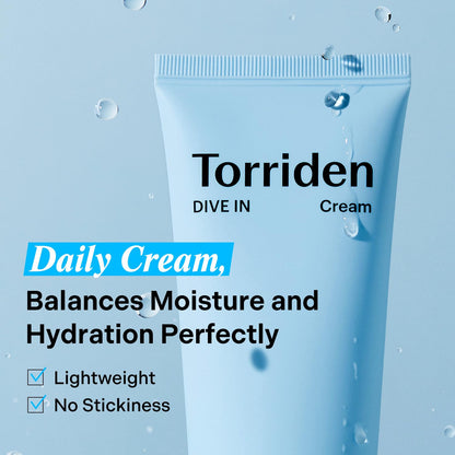 Torriden DIVE IN Cream 80ml - Lahab Beauty | لهب بيوتي
